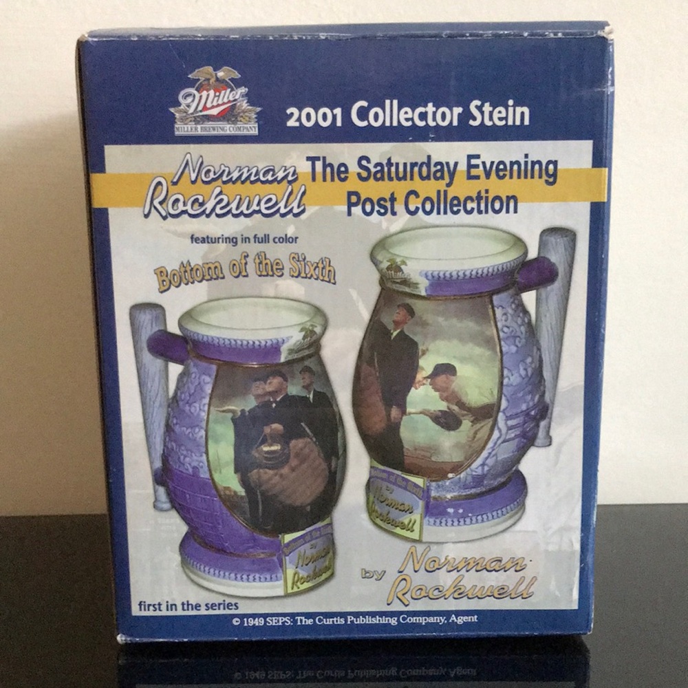 Norman Rockwell 2001 Collector Beer Stein